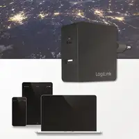 LogiLink PA0213 cargador de dispositivo móvil Universal Negro Corriente alterna In