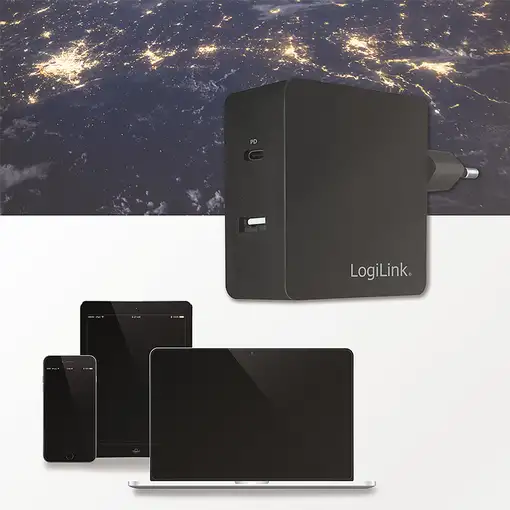 LogiLink PA0213 cargador de dispositivo móvil Universal Negro Corriente alterna In
