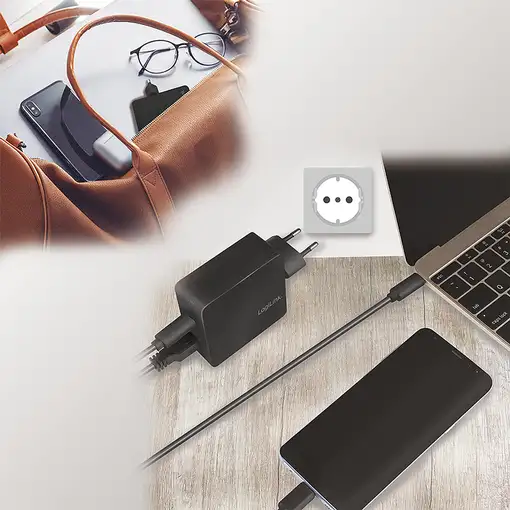 LogiLink PA0213 cargador de dispositivo móvil Universal Negro Corriente alterna In