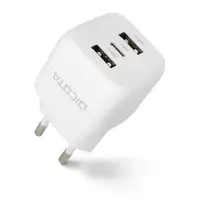 DICOTA D32069 cargador de dispositivo móvil Portátil, Smartphone Blanco Corriente