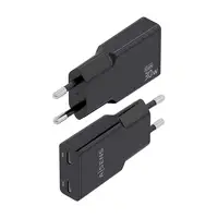 AISENS ASCH-30W2P049-BK cargador de dispositivo móvil Cámara digital, MP3, MP4, Te