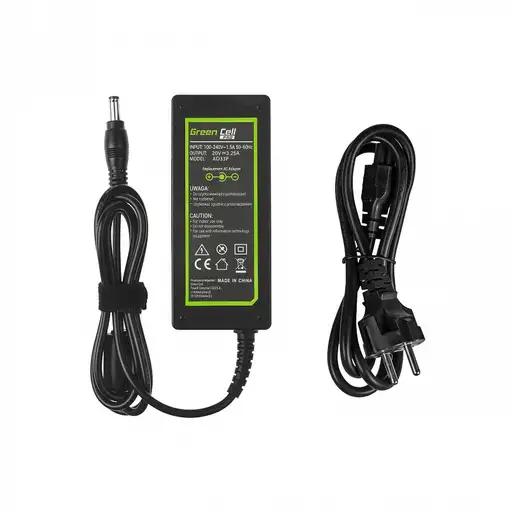 Green Cell AD33P adaptador e inversor de corriente Interior 65 W Negro