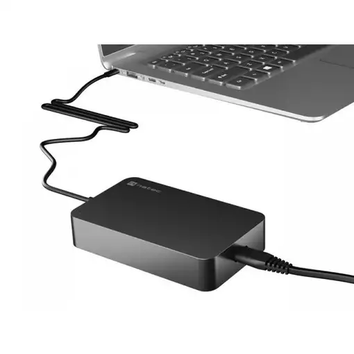 NATEC Grayling adaptador e inversor de corriente Interior 90 W Negro