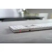CHERRY KW 9100 SLIM FOR MAC teclado Universal USB + Bluetooth QWERTZ Alemán Plata