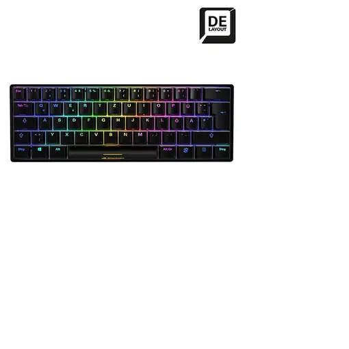 Sharkoon SKILLER SGK50 S4 teclado Juego USB QWERTZ Alemán Negro