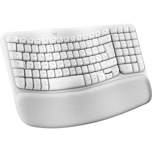 Logitech Wave Keys for Mac teclado Hogar / Oficina Bluetooth QWERTZ Alemán Blanco