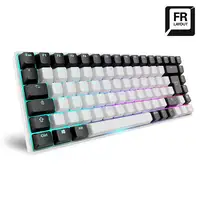 Sharkoon SKILLER SGK50 S3 teclado Juego USB AZERTY Francés Blanco