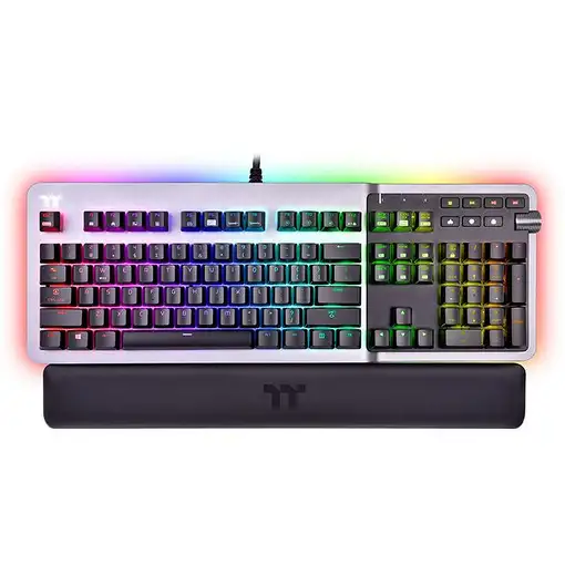 Thermaltake Argent K5 RGB teclado Juego USB QWERTY Inglés Titanio