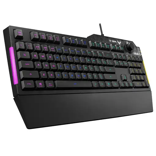 ASUS TUF Gaming K1 teclado Juego USB Inglés, Español Negro