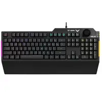 ASUS TUF Gaming K1 teclado Juego USB Inglés, Español Negro
