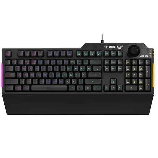 ASUS TUF Gaming K1 teclado Juego USB Inglés, Español Negro