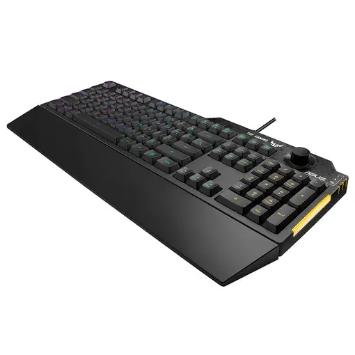 ASUS TUF Gaming K1 teclado Juego USB Inglés, Español Negro