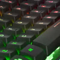 Mars Gaming MK220PT, Teclado Gaming H-Mech, FRGB Rainbow y Halo, Antighosting, Idi