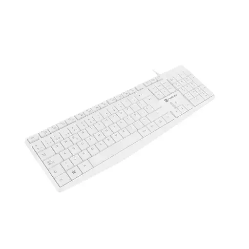 NATEC NKL-1949 teclado Universal USB QWERTY Español Blanco