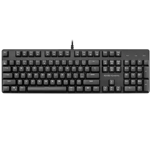 Mars Gaming MK5BPT, Teclado Mecánico RGB, Reposamuñecas Acolchado, Switch OUTEMU S