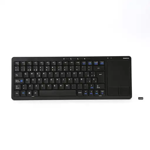 Omega OKB004BES teclado Oficina RF inalámbrico QWERTY Negro