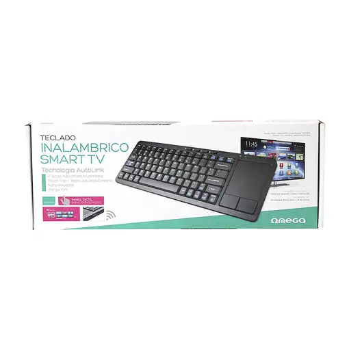 Omega OKB004BES teclado Oficina RF inalámbrico QWERTY Negro