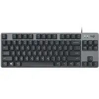 Logitech K835 TKL Mechanical Keyboard teclado Oficina USB Alemán Grafito, Gris