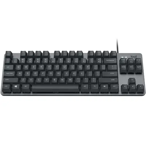 Logitech K835 TKL Mechanical Keyboard teclado Oficina USB Alemán Grafito, Gris