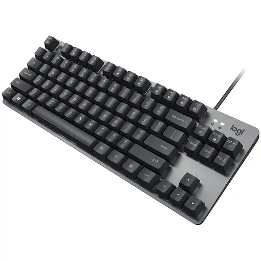 Logitech K835 TKL Mechanical Keyboard teclado Oficina USB Alemán Grafito, Gris