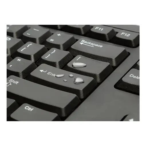 Kensington ValuKeyboard teclado Oficina USB QWERTY Portugués Negro
