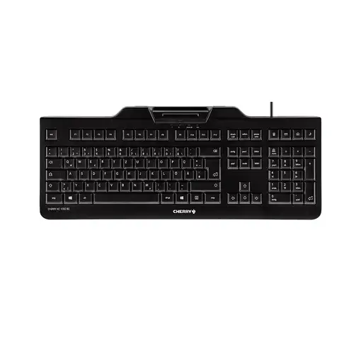 CHERRY KC 1000 SC teclado Universal USB QWERTY Inglés del Reino Unido Negro