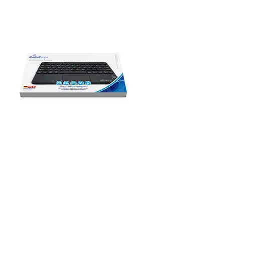 MediaRange MROS130 teclado Oficina Bluetooth QWERTZ Alemán Negro
