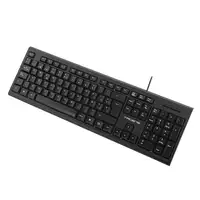 Tacens Anima AK0 - Teclado profesional (membrana, pulsación optimizada, diseño eco