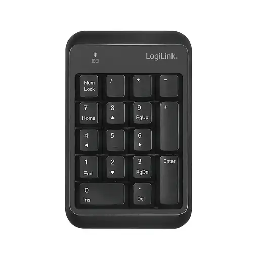 LogiLink ID0201 teclado numérico Portátil Bluetooth Negro