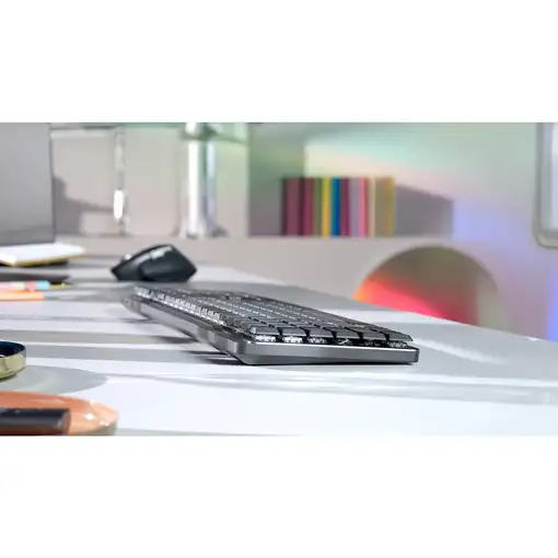 Logitech 920-010748 teclado Oficina RF Wireless + Bluetooth QWERTZ Alemán Grafito,