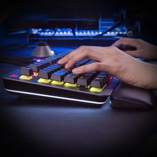 Thermaltake Argent K5 RGB teclado Juego USB QWERTY Inglés Titanio