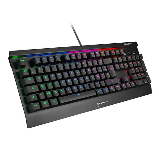 Sharkoon Skiller Mech SGK3 teclado Juego USB AZERTY Francés Negro