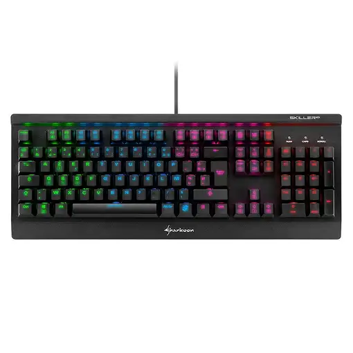 Sharkoon Skiller Mech SGK3 teclado Juego USB AZERTY Francés Negro