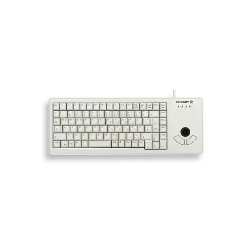 CHERRY XS Trackball teclado Universal USB QWERTZ Alemán Gris