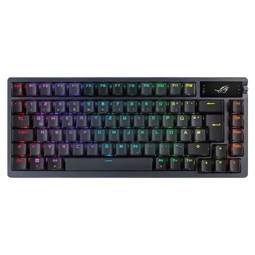 ASUS ROG Azoth teclado Juego USB + RF Wireless + Bluetooth QWERTY Negro