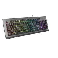 GENESIS Rhod 500 RGB teclado Juego USB QWERTY Español Negro, Gris