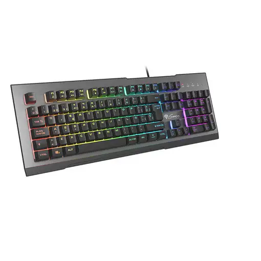GENESIS Rhod 500 RGB teclado Juego USB QWERTY Español Negro, Gris