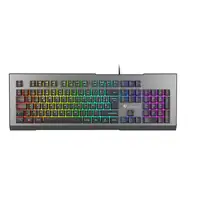 GENESIS Rhod 500 RGB teclado Juego USB QWERTY Español Negro, Gris