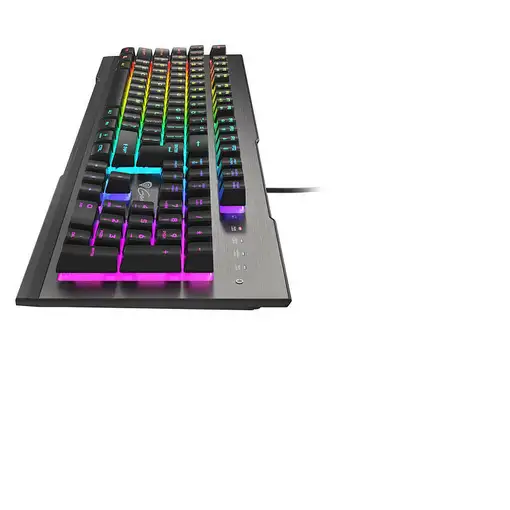 GENESIS Rhod 500 RGB teclado Juego USB QWERTY Español Negro, Gris