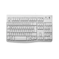 Logitech Keyboard K120 for Business teclado Oficina USB QWERTZ Alemán Blanco