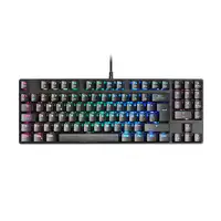 Mars Gaming MKREVOPROBES Negro, Teclado Gaming RGB Mecánico, TKL+ NUM, Switch Azul