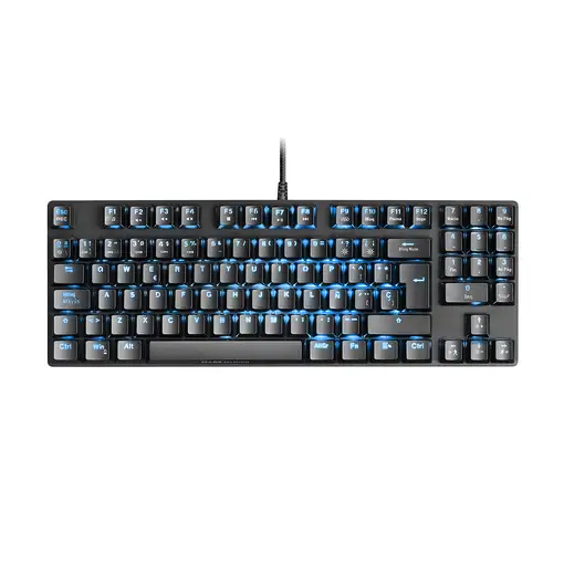 Mars Gaming MKREVOPROBES Negro, Teclado Gaming RGB Mecánico, TKL+ NUM, Switch Azul
