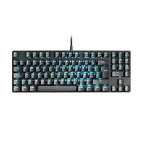 Mars Gaming MKREVOPROBES Negro, Teclado Gaming RGB Mecánico, TKL+ NUM, Switch Azul