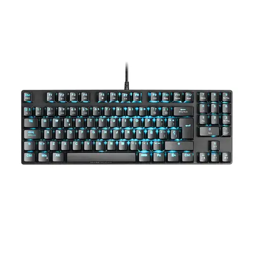 Mars Gaming MKREVOPROBES Negro, Teclado Gaming RGB Mecánico, TKL+ NUM, Switch Azul