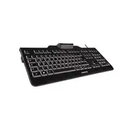 CHERRY KC 1000 SC teclado Oficina USB QWERTZ Alemán Negro