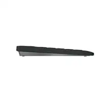 CHERRY Stream teclado Universal RF inalámbrica + USB QWERTZ Alemán Negro