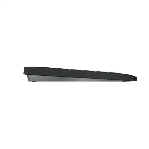 CHERRY Stream teclado Universal RF inalámbrica + USB QWERTZ Alemán Negro