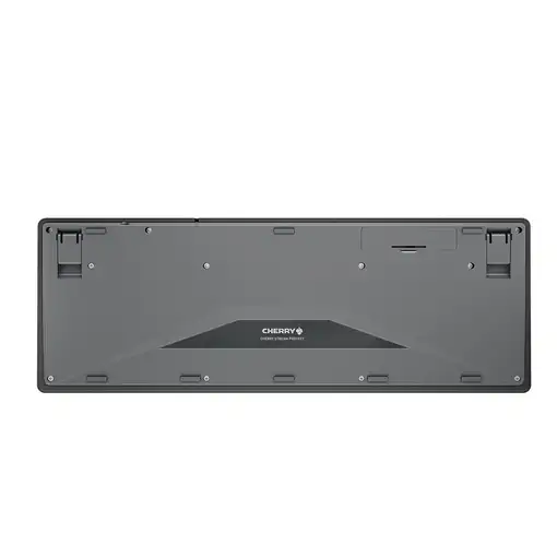 CHERRY Stream teclado Universal RF inalámbrica + USB QWERTZ Alemán Negro