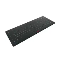 CHERRY Stream teclado Universal RF inalámbrica + USB QWERTZ Alemán Negro