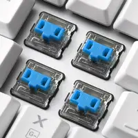 Sharkoon PureWriter TKL RGB Blue teclado Juego USB QWERTY Inglés de EE. UU. Blanco